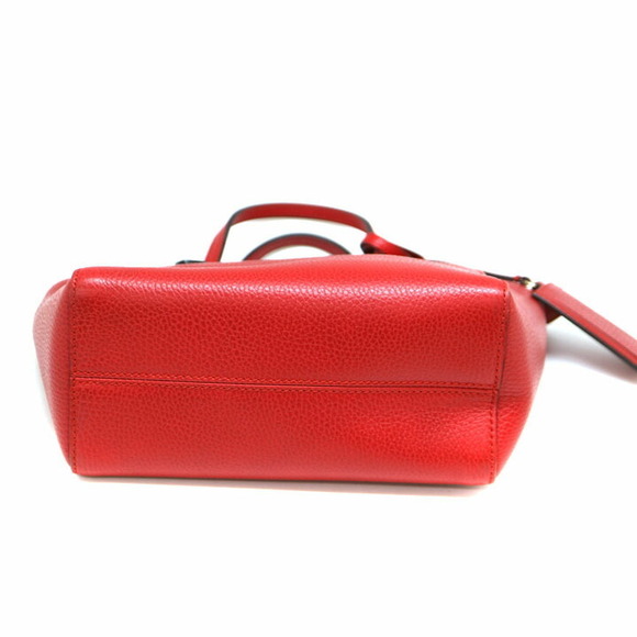 Gucci Handbag Shoulder Bag Leather Red - Picture 6 of 9